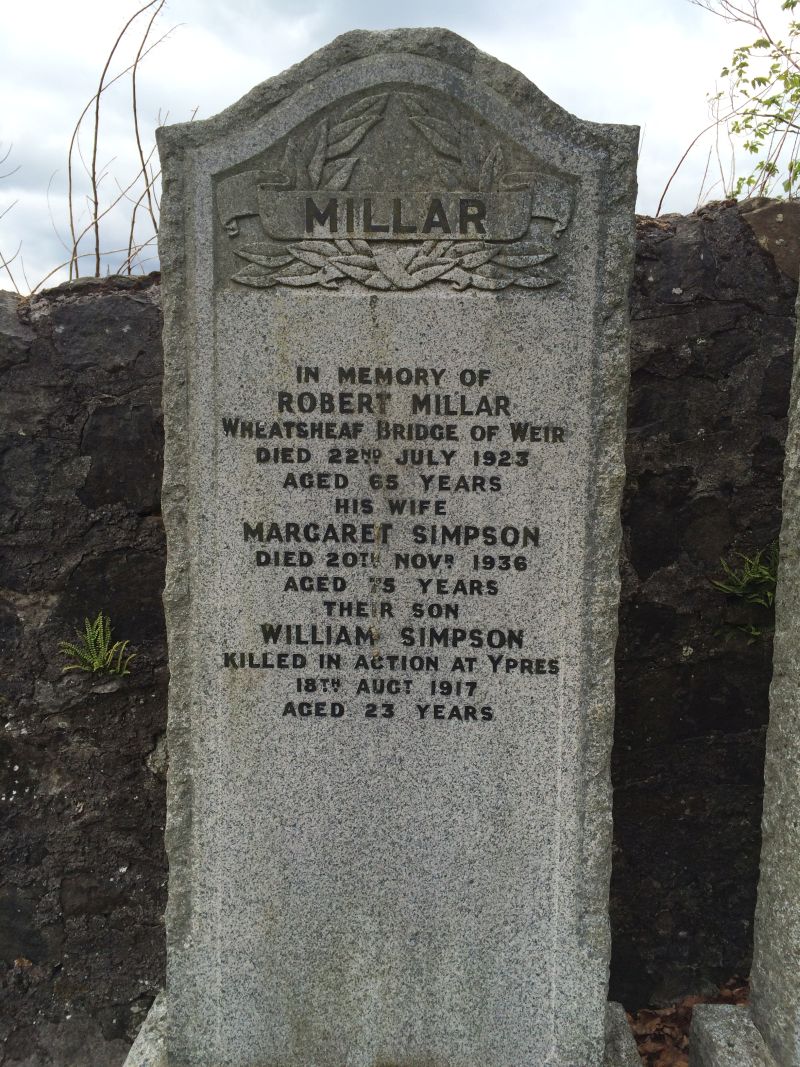 William Millar Kilbarchan memorial